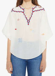 MOTHER The Breeze Yoke Top
