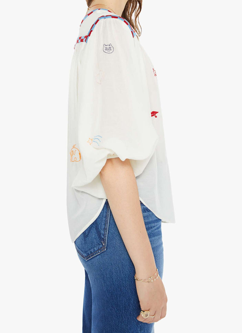 MOTHER The Breeze Yoke Top