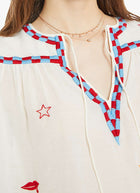 MOTHER The Breeze Yoke Top