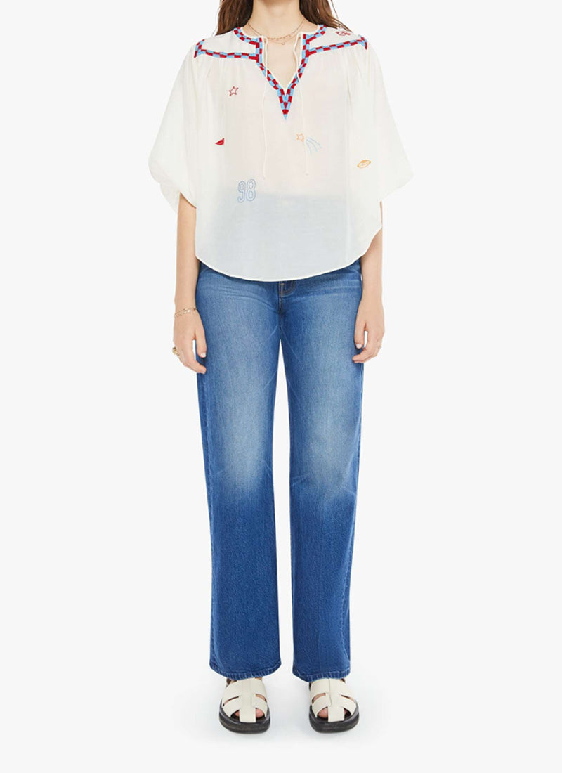 MOTHER The Breeze Yoke Top