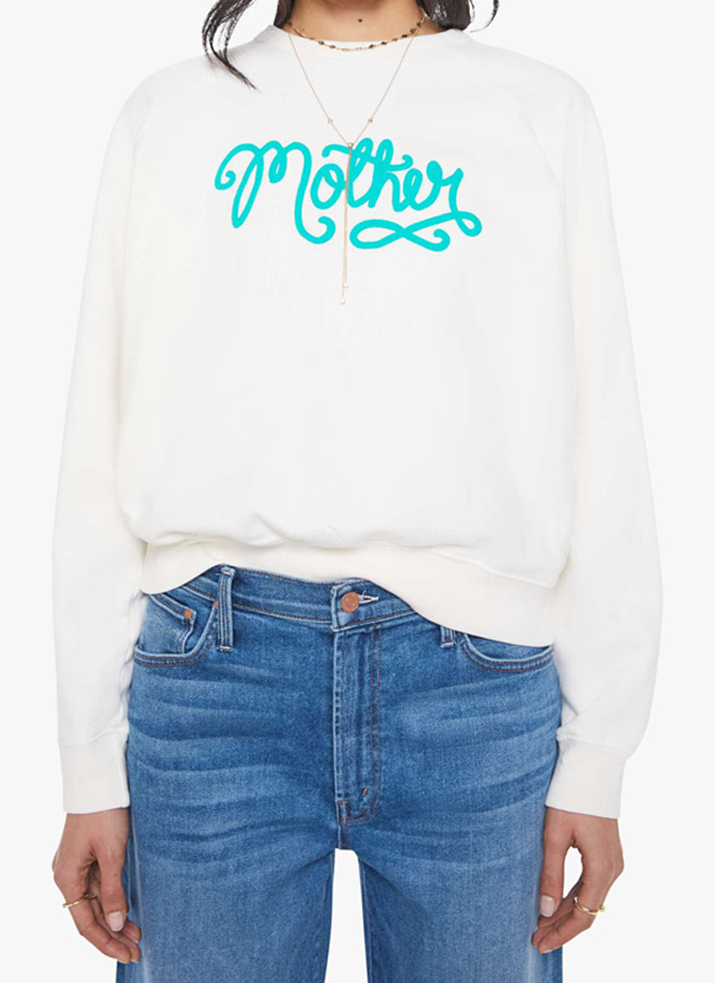 Concert Cotton Crewneck Sweatshirt by Mother at Andrews 