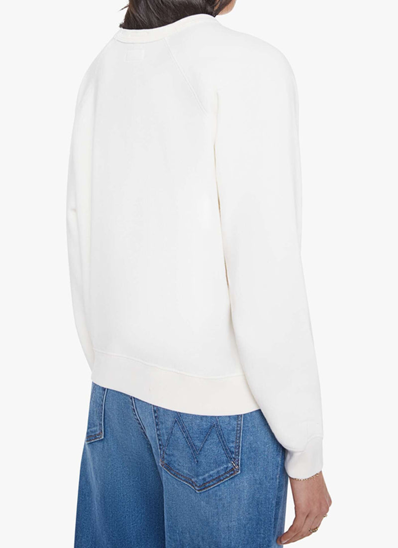 MOTHER The Concert Cotton Crewneck Sweatshirt