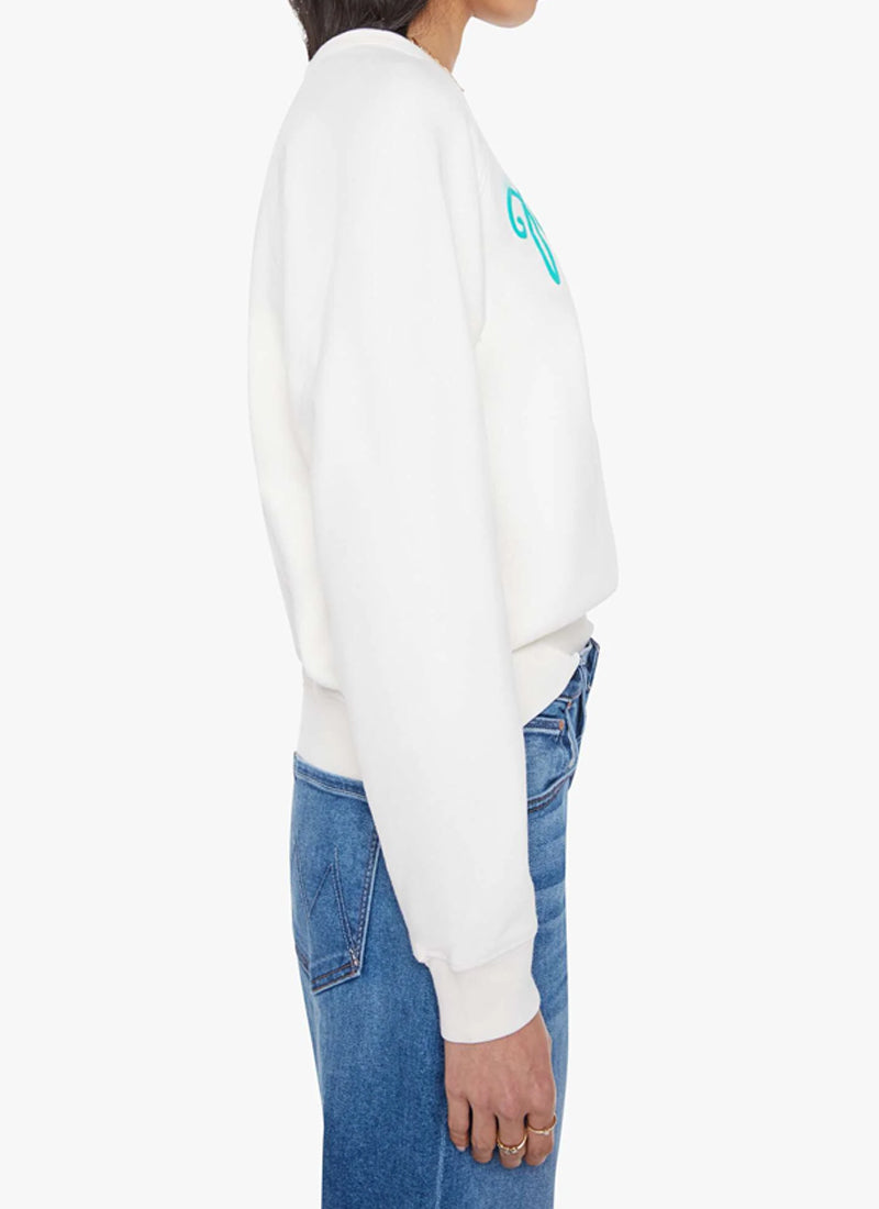 MOTHER The Concert Cotton Crewneck Sweatshirt