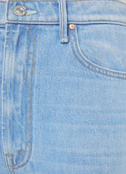 MOTHER The Half Pipe Ankle Cuff Fray Wide Leg Jeans