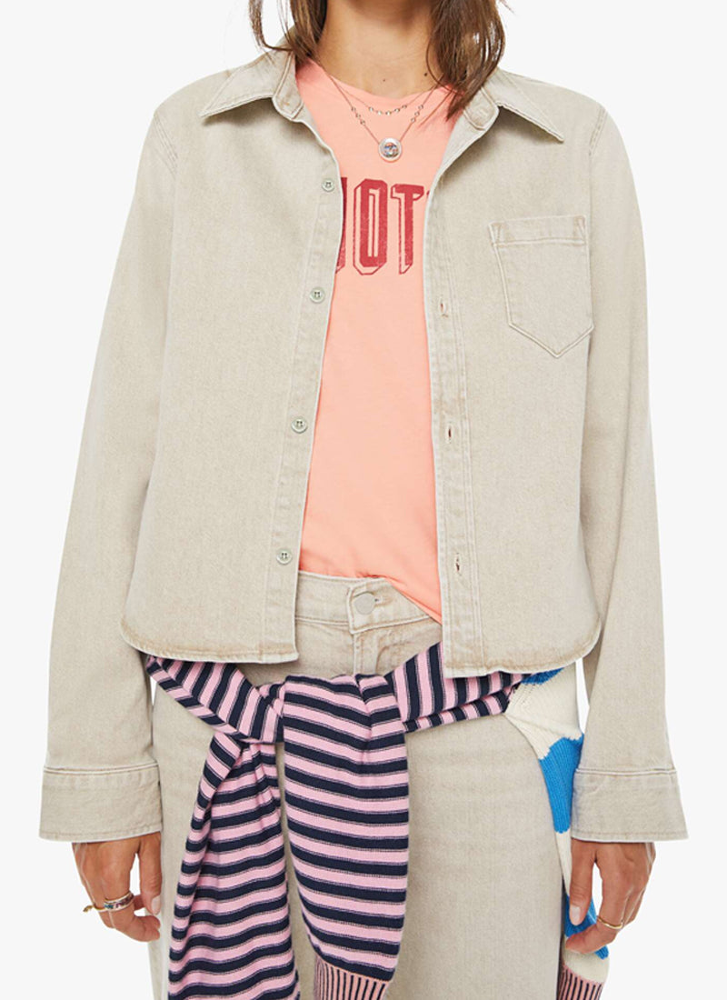  Honor Roll Denim Jacket by MOTHER at Andrews 