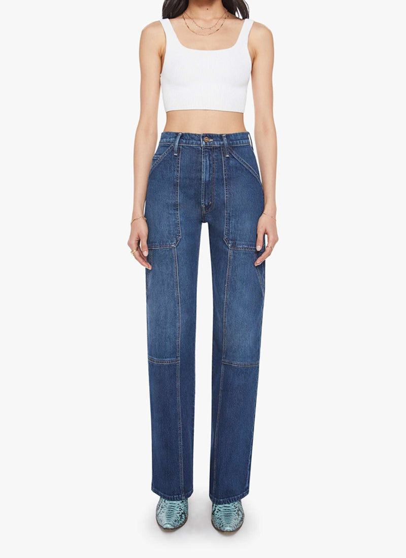  Lasso Utility Sneak Straight Leg Jeans by MOTHER at Andrews 