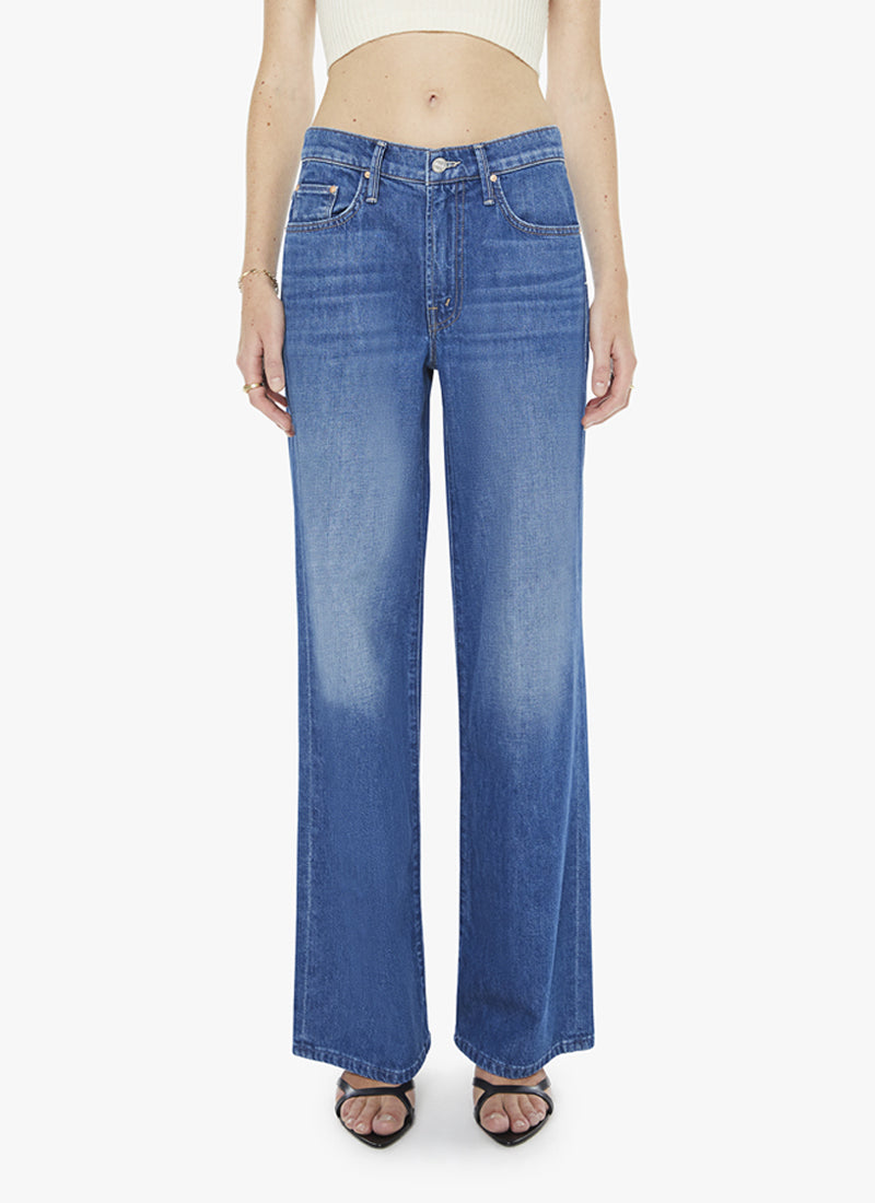 Mid Rise Maven Skimp Wide Leg Jeans by MOTHER at Andrews