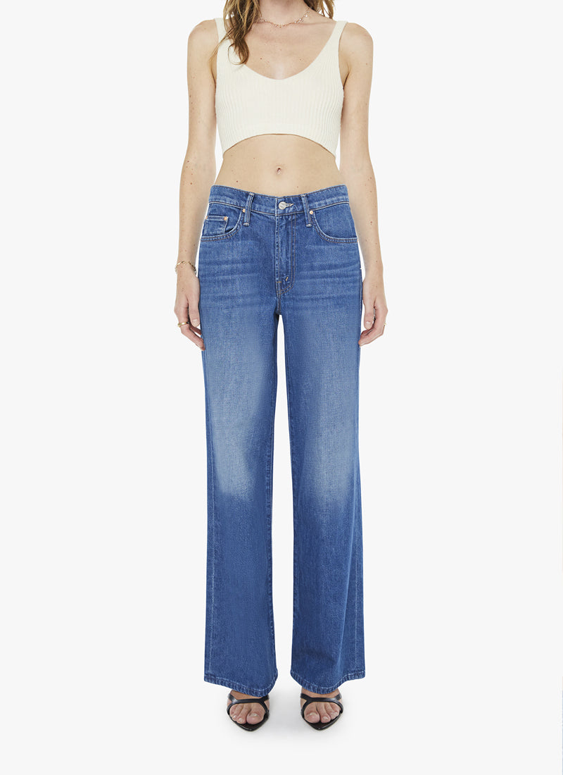 Mid Rise Maven Skimp Wide Leg Jeans by MOTHER at Andrews