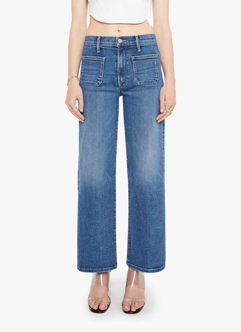 Patch Pocket Maven Wide Leg Jeans by MOTHER at Andrews