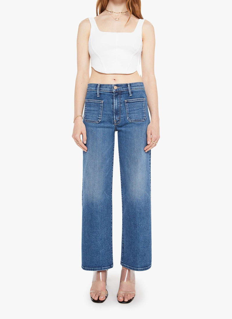 Patch Pocket Maven Wide Leg Jeans by MOTHER at Andrews