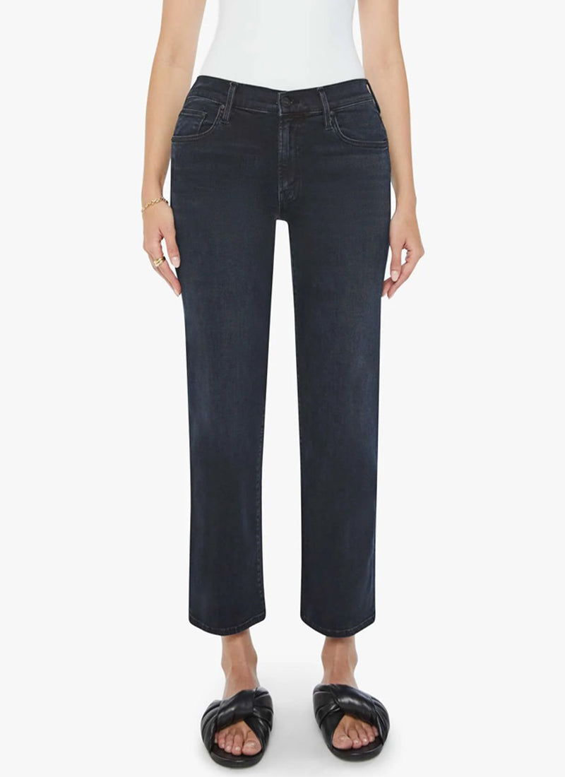 MOTHER The Mid Rise Rambler Zip Ankle Jeans