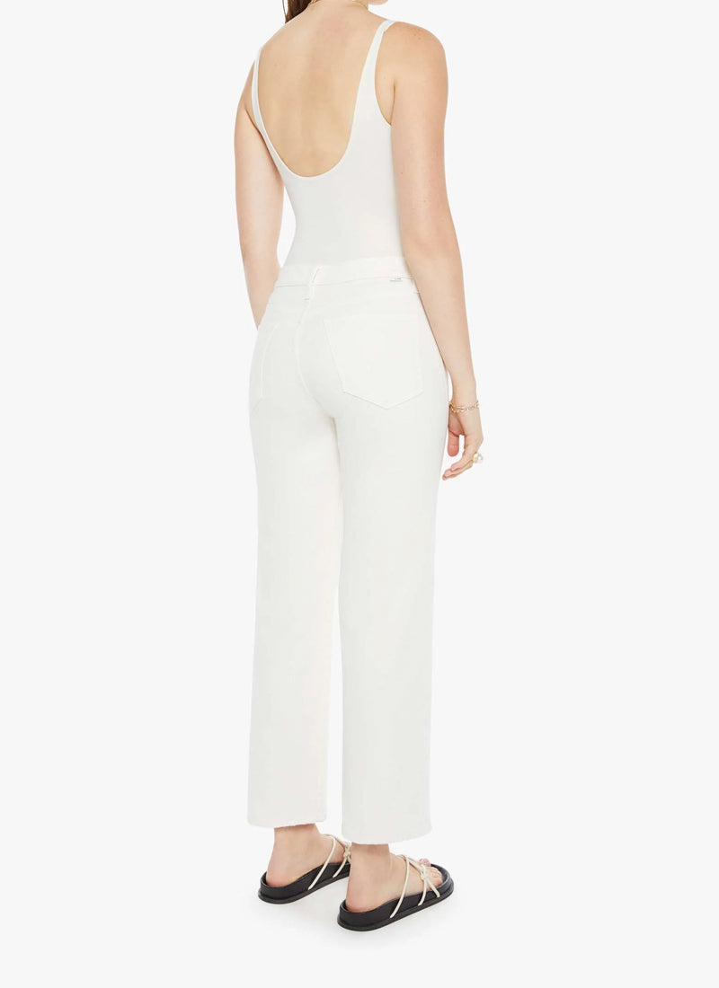 MOTHER The Rambler Zip Ankle Straight Leg Jeans