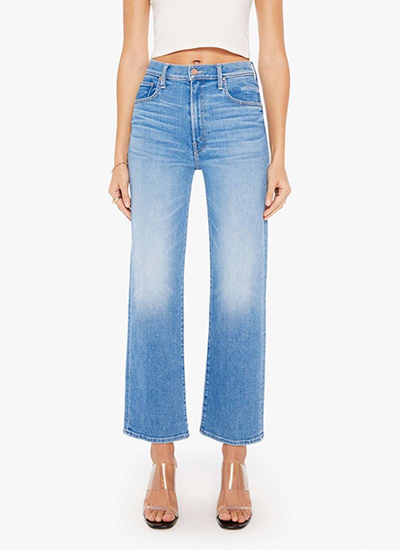 MOTHER The Mid Rise Zip Rambler Ankle Jeans
