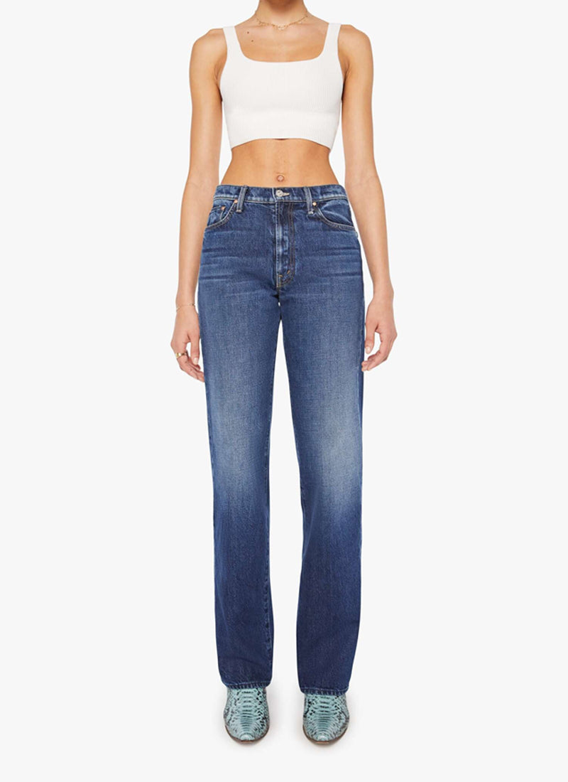 MOTHER The Rambler Zip Heel Straight Leg Jeans
