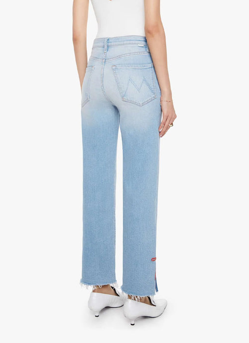 Rambler Zip Slice Hover Fray Straight Leg Jeans by Mother at Andrews