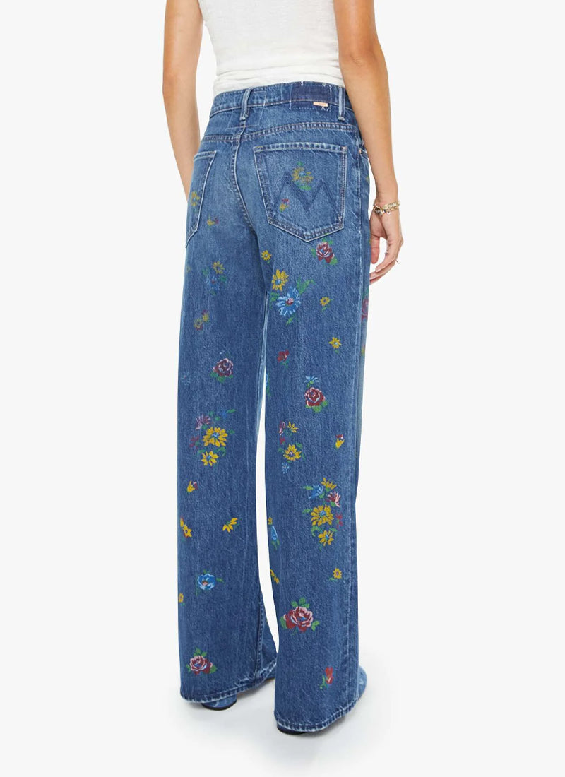 ree♡ M53. NEW NEW BELTED DENIM The Rerun Zip Sneak Wide Leg Jeans by MOTHER | Andrews