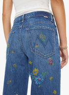 MOTHER The Rerun Zip Sneak Wide Leg Jeans