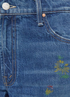 MOTHER The Rerun Zip Sneak Wide Leg Jeans