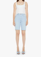 MOTHER High Waisted Rider Bermuda Short Fray