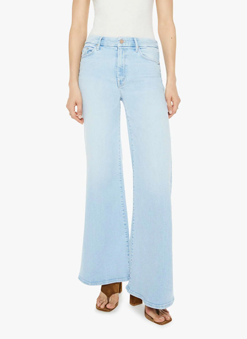 MOTHER The Roller Sneak Wide Leg Jeans