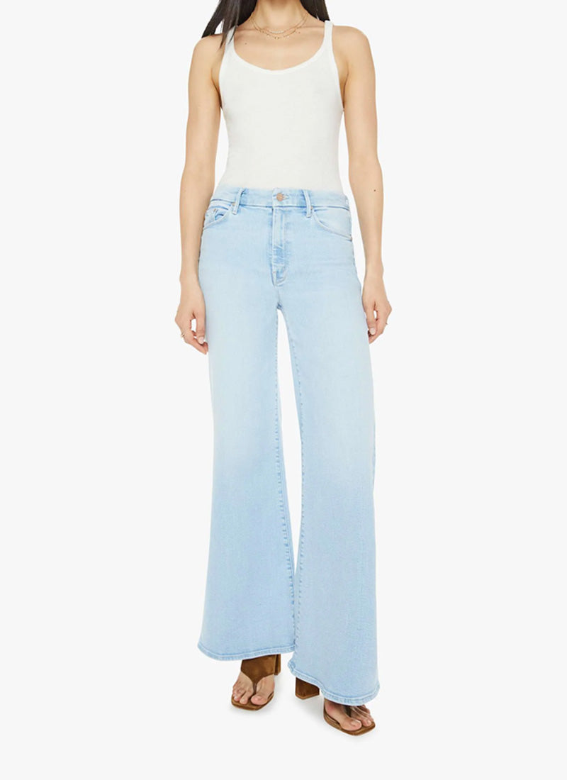 MOTHER The Roller Sneak Wide Leg Jeans