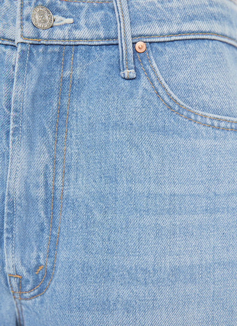 MOTHER The Undercover Denim Bermuda Shorts