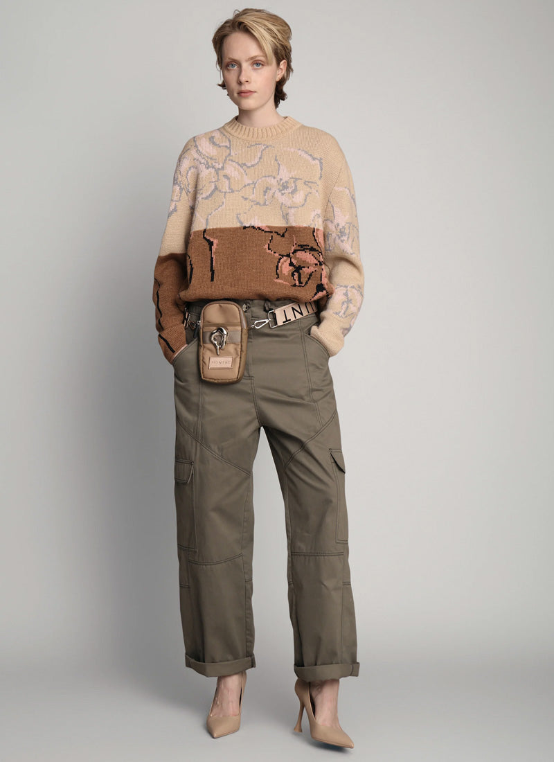 Munthe Eren Floral Intarsia Sweater
