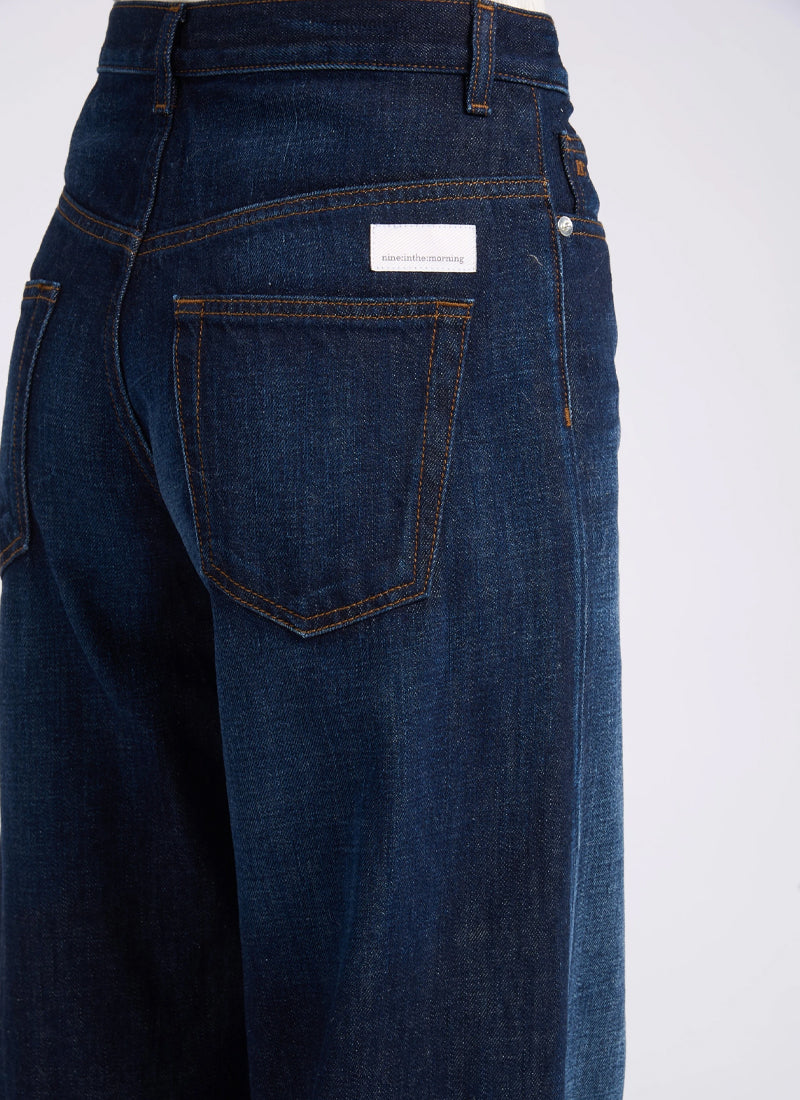 Nadia Palazzo Denim Pant