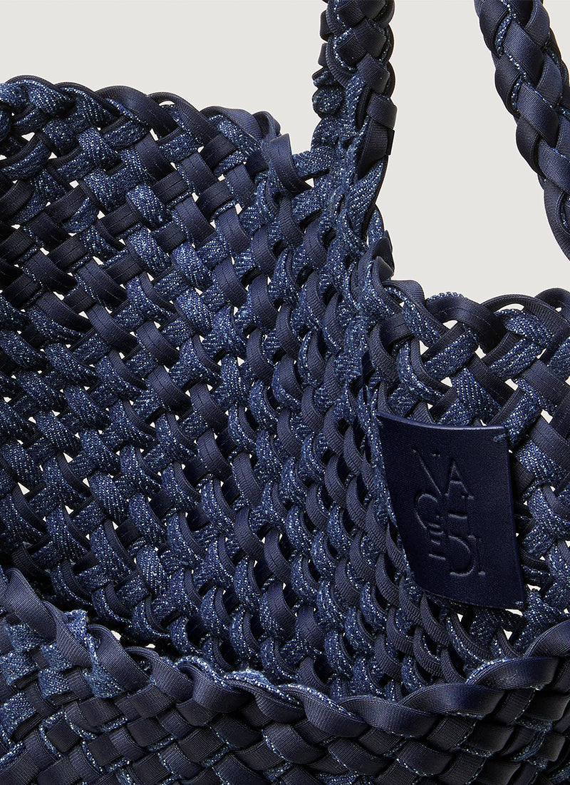 St. Barths Medium Tote Denim by Naghedi