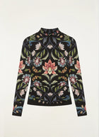 Natalia Long Sleeve Jersey Blouse