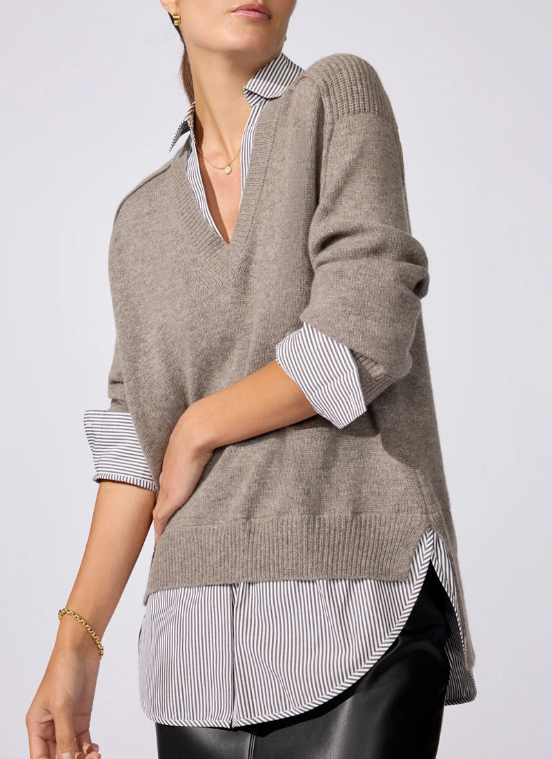 Looker Layered V-Neck Sweater
