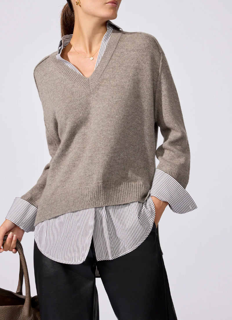 Looker Layered V-Neck Sweater