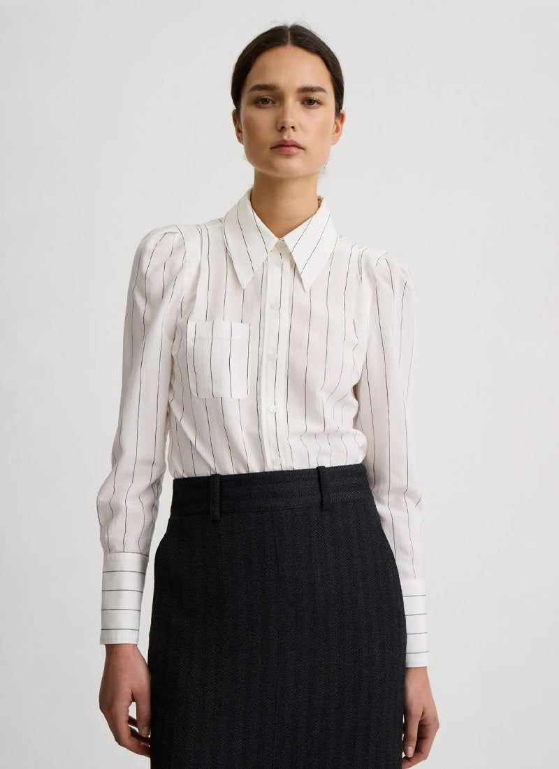 Necktie Box Pleat Shirt
