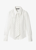 SMYTHE Necktie Box Pleat Shirt