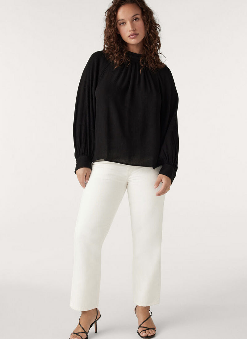 ba&sh Neil Balloon Sleeve Blouse
