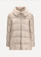 Nylon Ultralight High Low Mid Thigh Coat