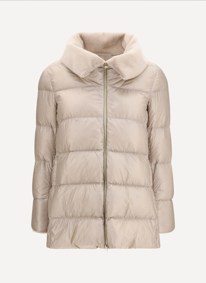 Nylon Ultralight High Low Mid Thigh Coat