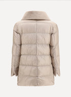 Nylon Ultralight High Low Mid Thigh Coat