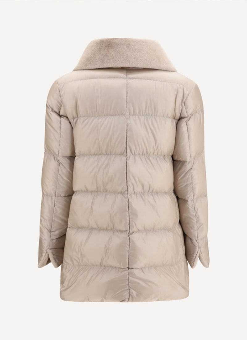 Nylon Ultralight High Low Mid Thigh Coat