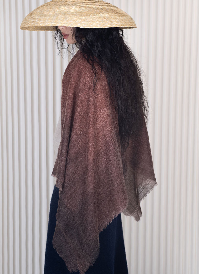 Oats & Rice Hana Dip Dyed Cashmere Shawl