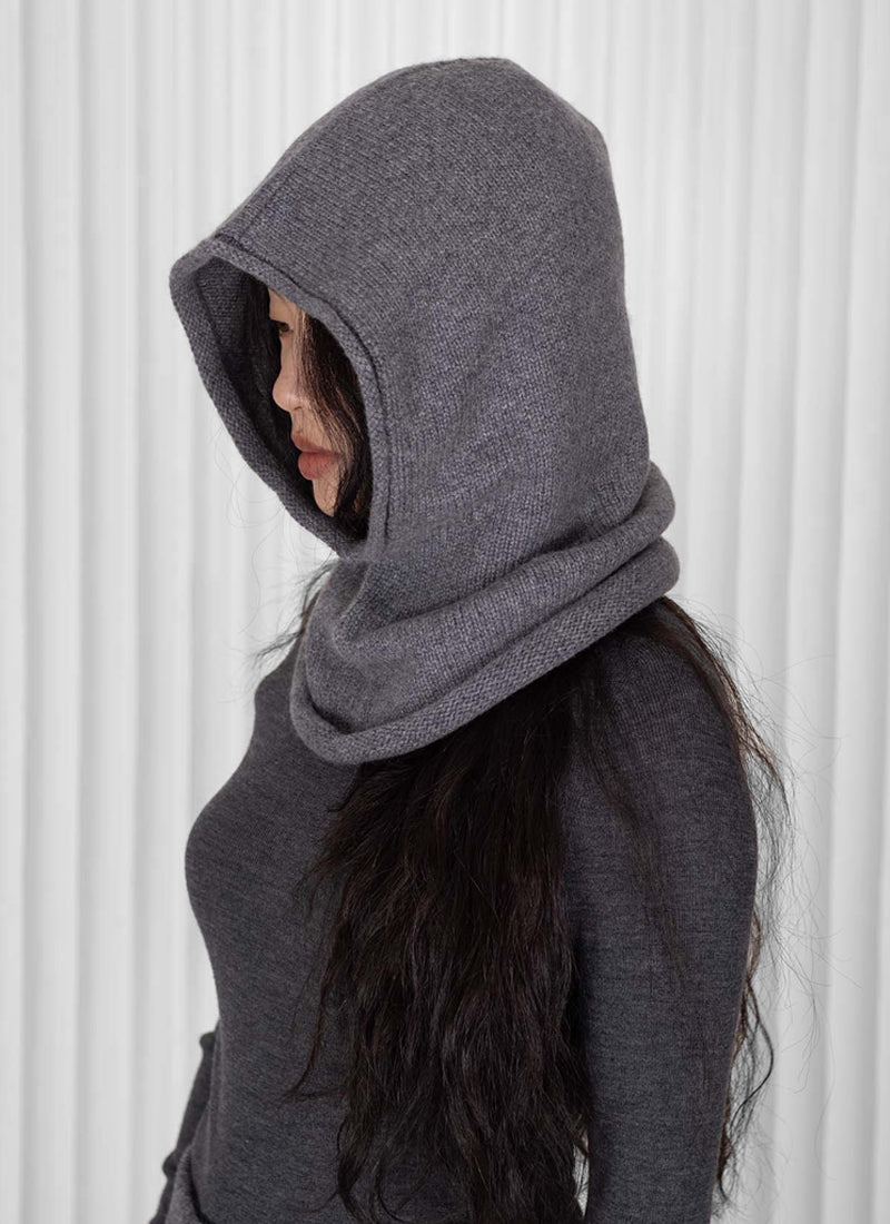 Oats & Rice Cashmere Rolled Edge Balaclava