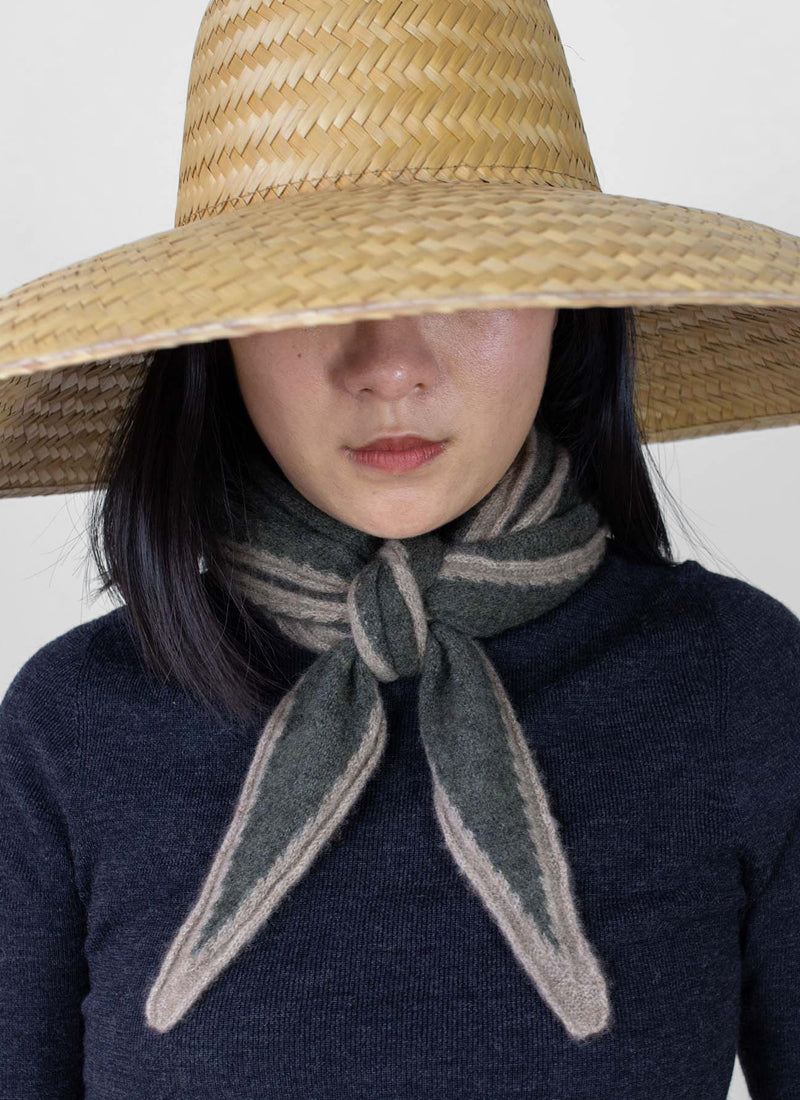 トップス T/SEHNE ASYMMETRIC GROWN-ON SCARF JUMPER T/SEHNE ASYMMETRIC GROWN-ON SCARF JUMPER