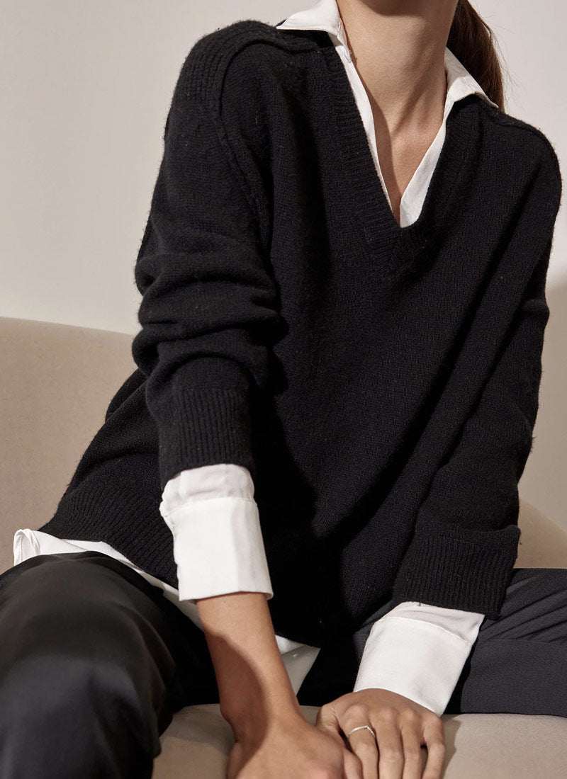 Brochu Walker Looker Layered V-Neck Sweater