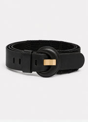 Gavazzeni Italy Oprah Elastic Oval Buckle Belt