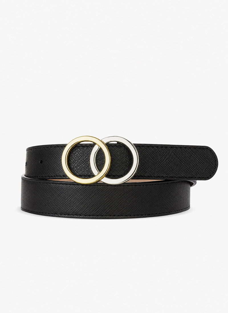 Otir Saffiano Leather Belt