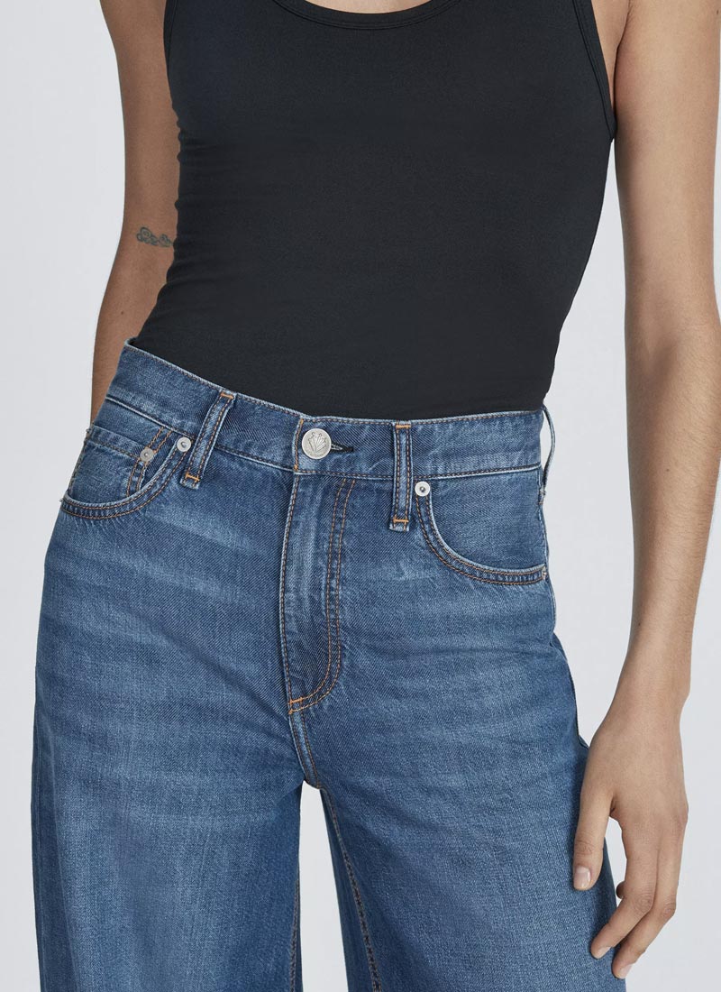 rag & bone Sofie Featherweight Wide-Leg Jean