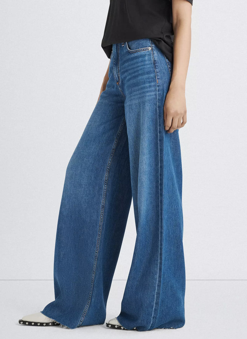 rag & bone Sofie Featherweight Wide-Leg Jean