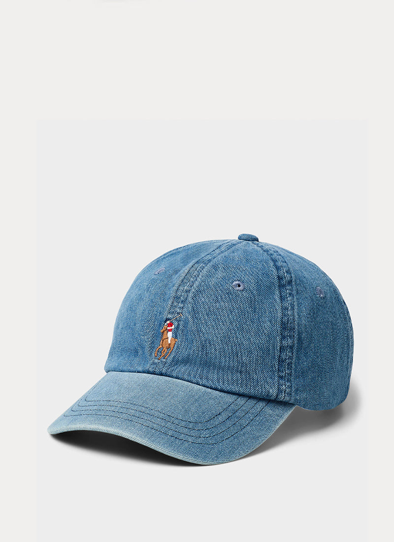 Cotton Denim Baseball Cap
