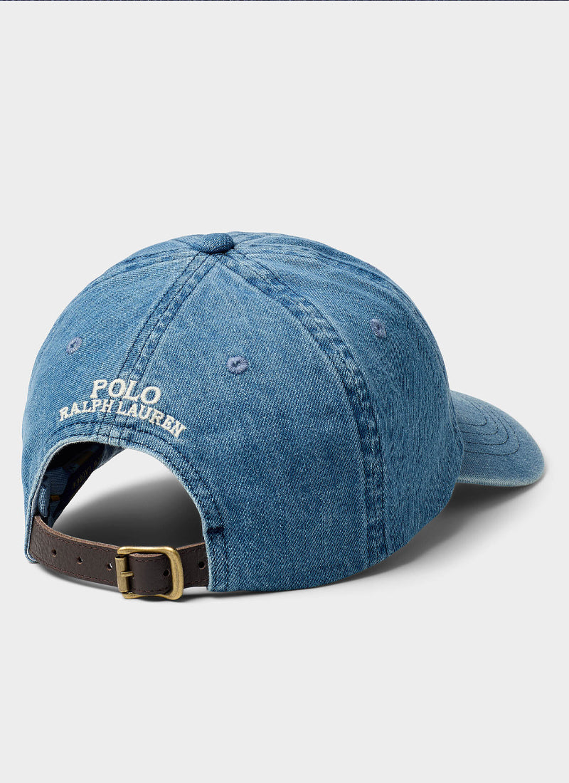 Cotton Denim Baseball Cap