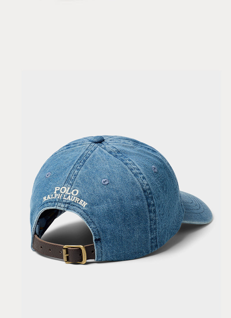 Cotton Denim Baseball Cap